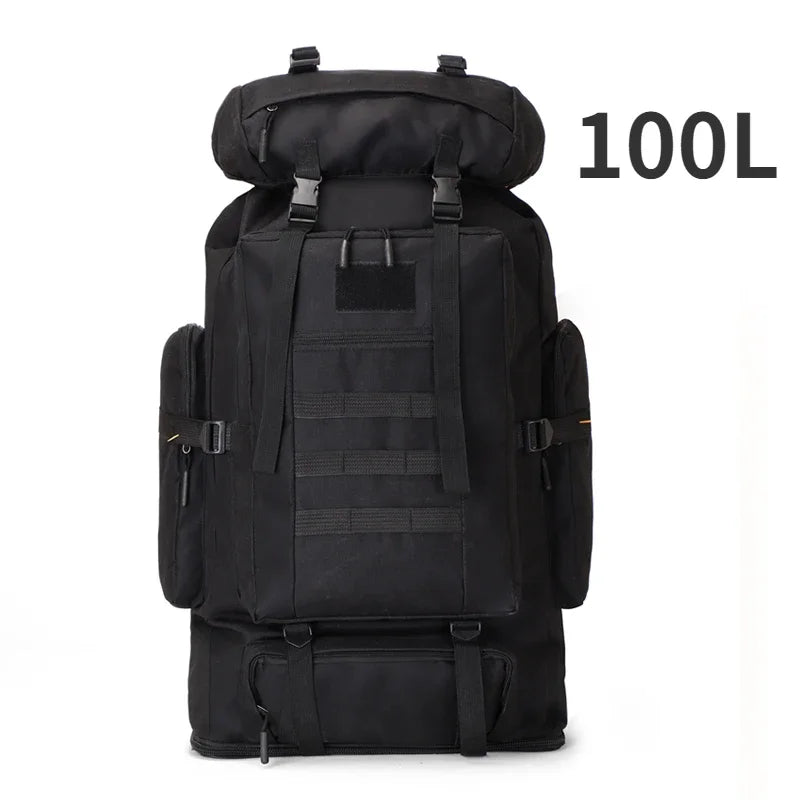 80L Tactical Mountaineering Backpack for Hiking Camping