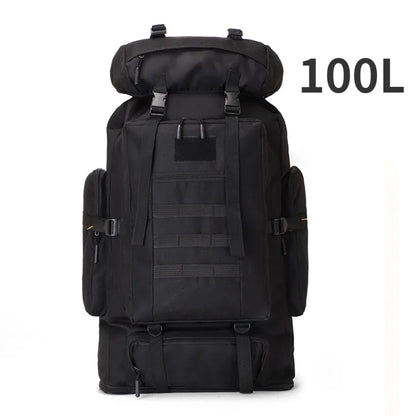 80L Tactical Mountaineering Backpack for Hiking Camping