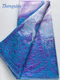 Nigerian Jacquard Brocade Lace Fabric 5 Yards