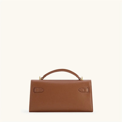 Crocodile Embossed Shoulder Bag in Pu Leather