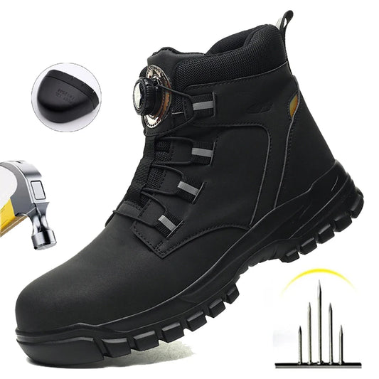 Waterproof Steel Toe Safety Boots for Men