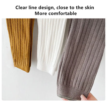 Cotton Stretch Baby Leggings with Side Stripe