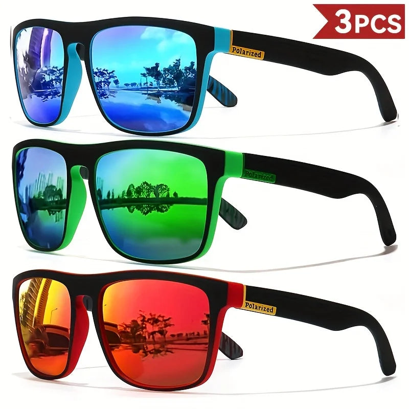 Square Polarized Sunglasses for Men and Women