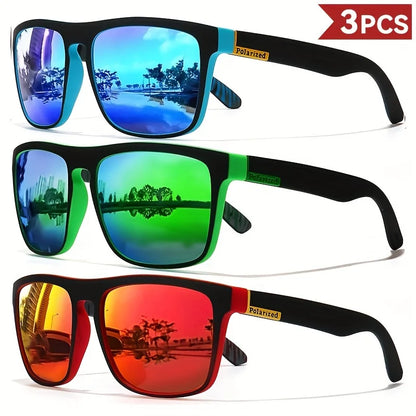 Square Polarized Sunglasses for Men and Women