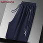 Men's Casual Running Shorts Black Gray Polyester