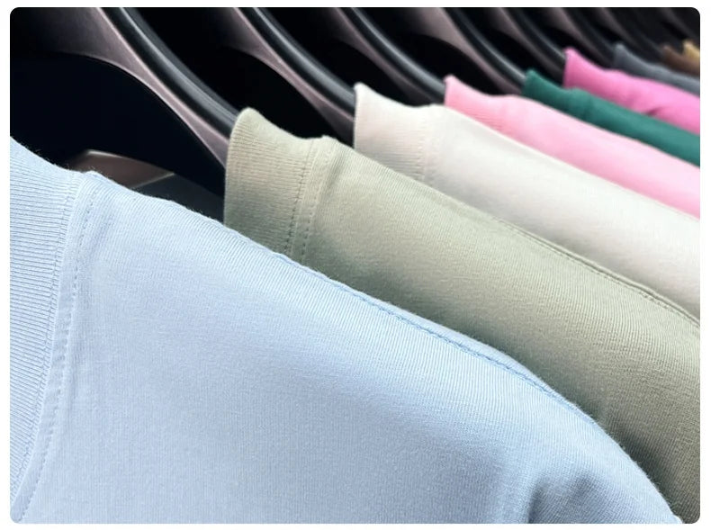 Cotton Men's Short Sleeve T-Shirt Casual Round Neck