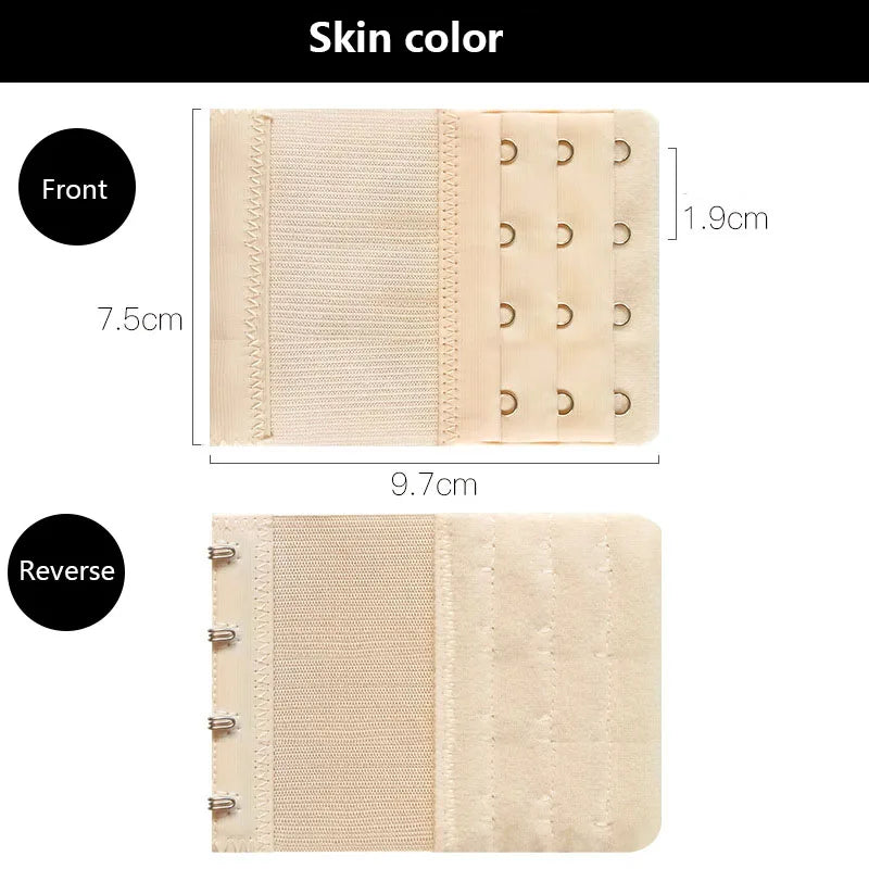 Bra Extender Adjustable Polyester Natural Color