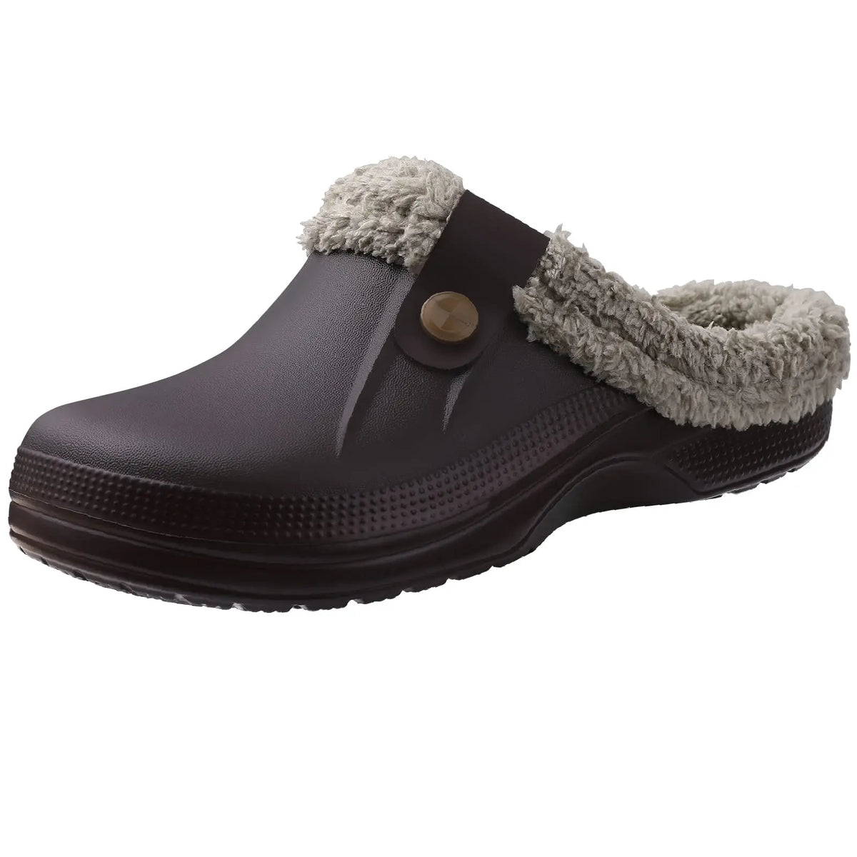 Litfun Winter Plush Furry Clogs Slippers for Women