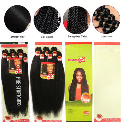 26 Inch Pre Stretched Blonde Ombre Braiding Hair