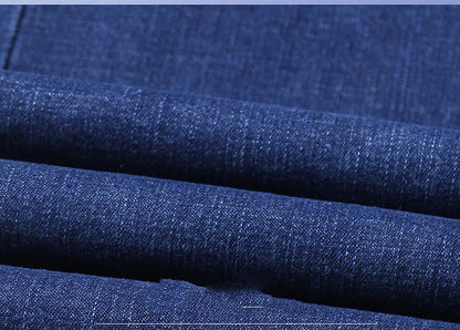 Men's Black Blue Stretch Jeans Casual Slim Fit Trousers