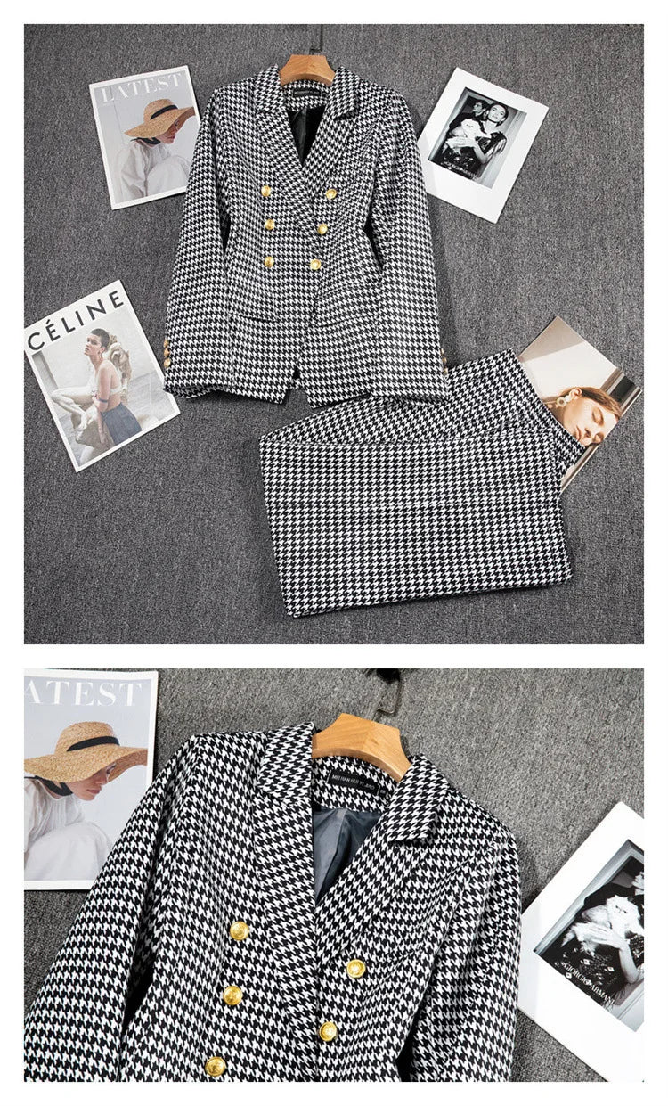 Casual Long Sleeve Women Blazer Office Jacket