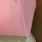 Women Jelly Bag TPU Transparent Tote Shoulder Bag Pink