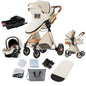 Lightweight 3 in 1 Baby Stroller Travel System