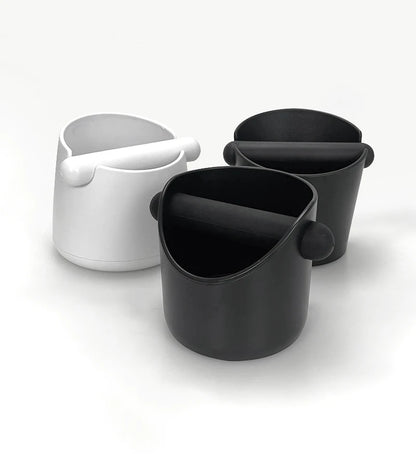 Coffee Knock Box Black ABS with Detachable Knock Bar