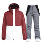 Unisex Winter Snow Ski Suit Jacket and Pants Set
