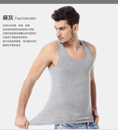 Men's Cotton Casual Sleeveless Vest for All Seasons
