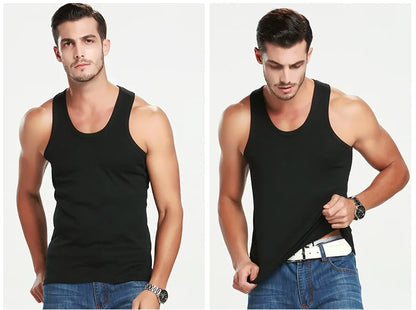 Men's Cotton Sports Skinny Vest Sleeveless Top