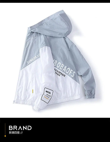 Men's Breathable Waterproof Sunscreen Jacket