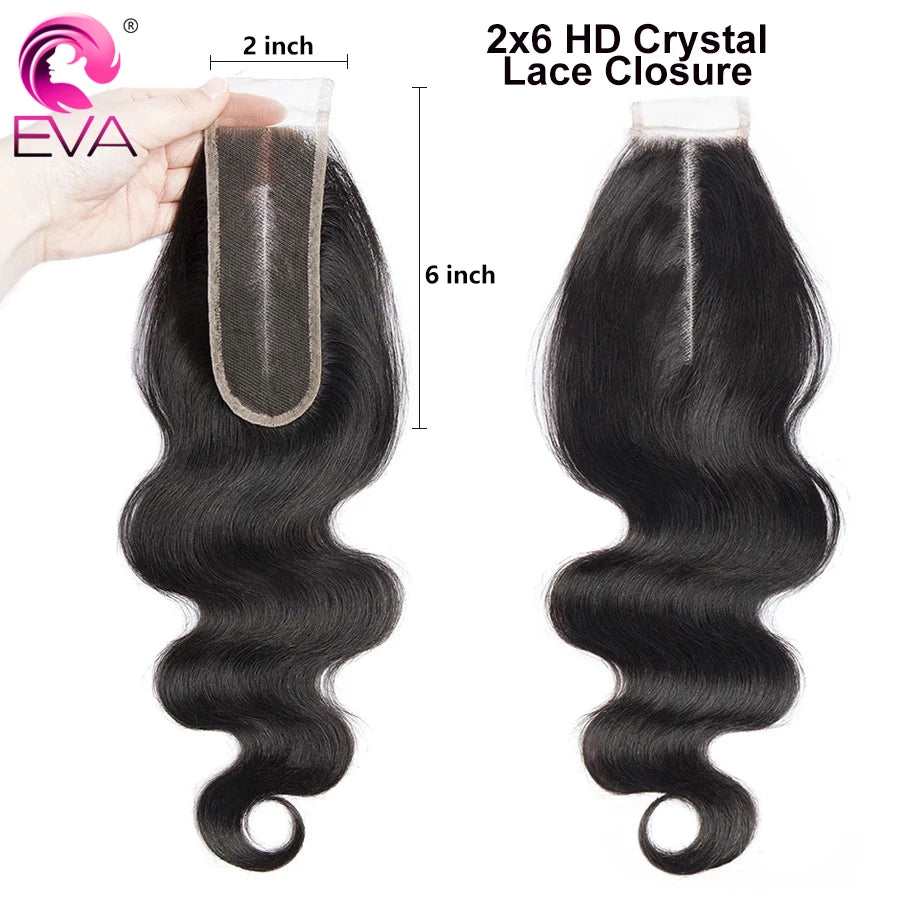 Eva 5x5 HD Lace Closure Straight Human Hair Closure