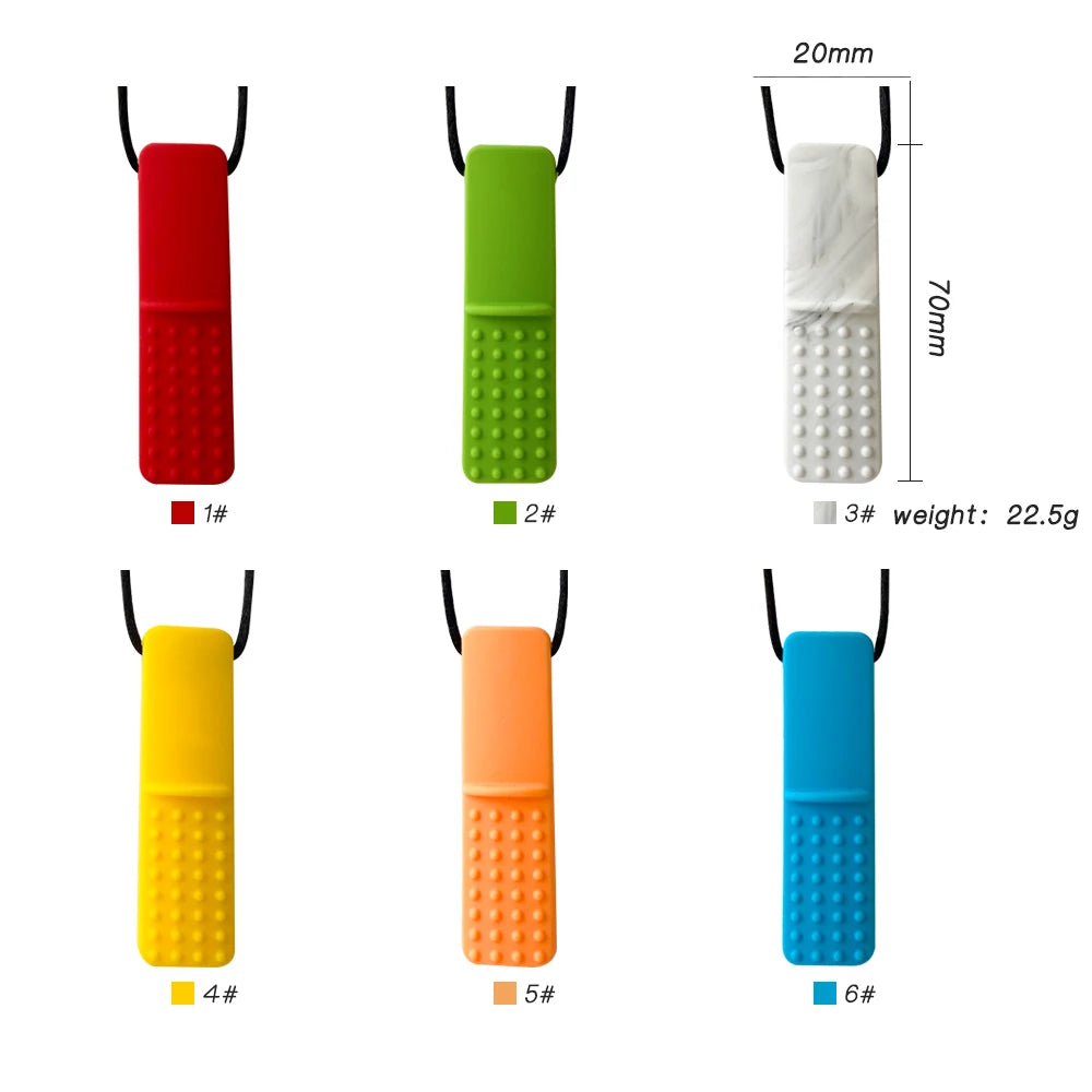 Silicone Teether Chew Necklace for Kids