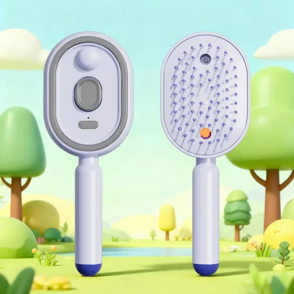 Electric Steam Hair Brush with USB-C Charging