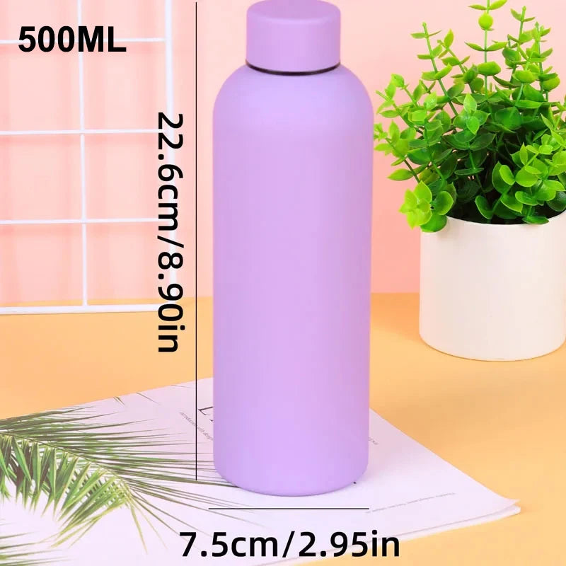 500/750ML Stainless Steel Thermos Cup for Outdoor Use