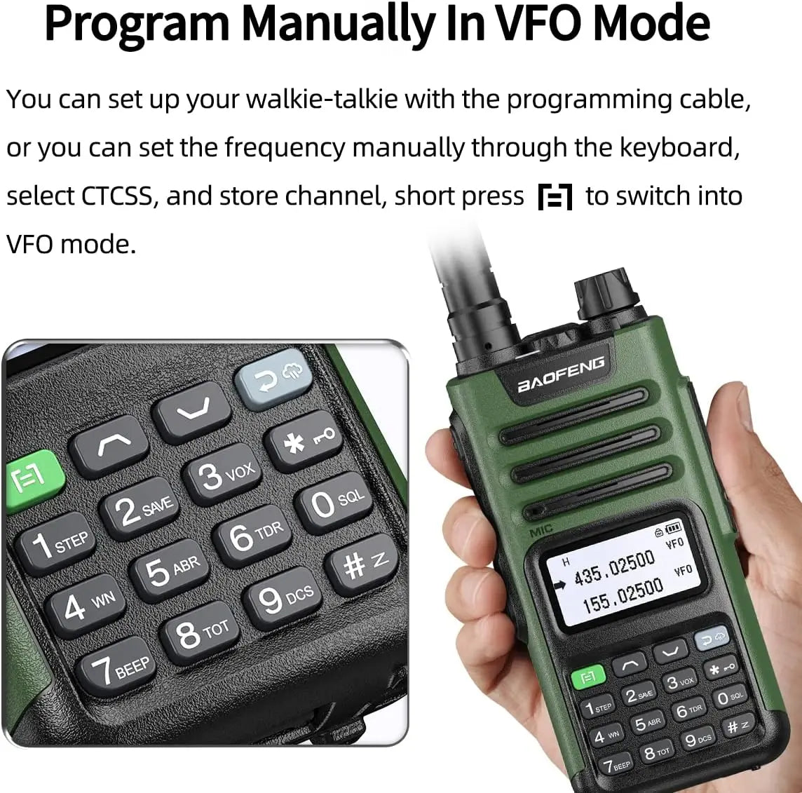 BaoFeng M-13 PRO V2 High Power Multi Band Walkie Talkie