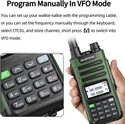BaoFeng M-13 PRO V2 High Power Multi Band Walkie Talkie