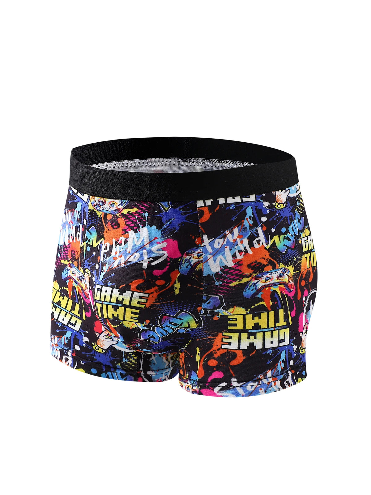 Boys' Training Briefs 5-Piece Pack Game Console Print