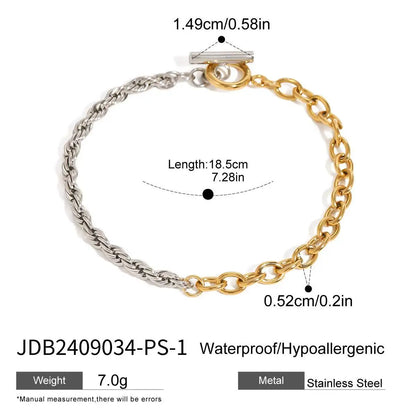 Gold Stainless Steel Bohemian Personalized Anklet