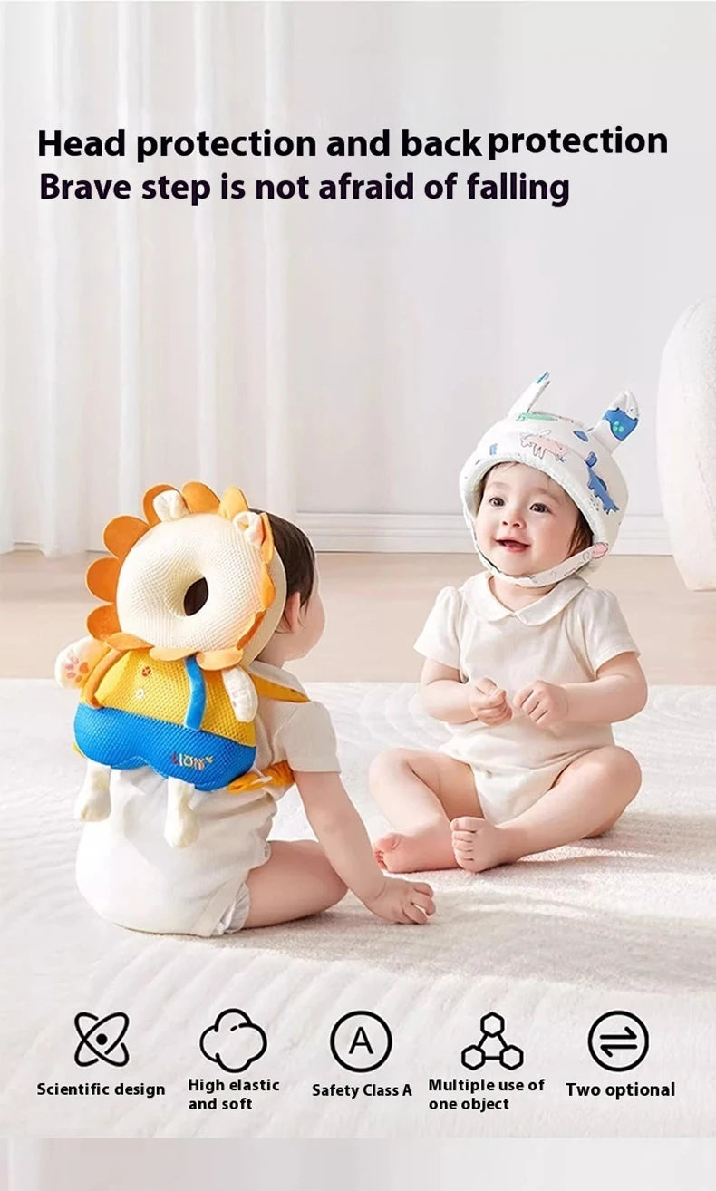 AIBEDILA Baby Anti-Fall Head Back Protector Pillow