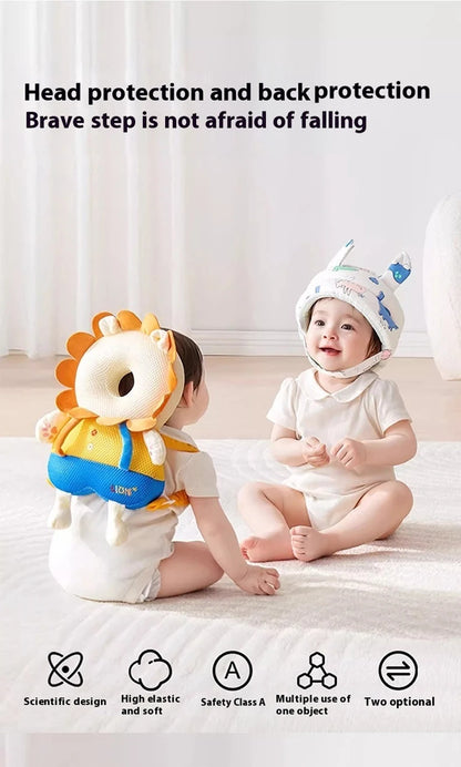 AIBEDILA Baby Anti-Fall Head Back Protector Pillow