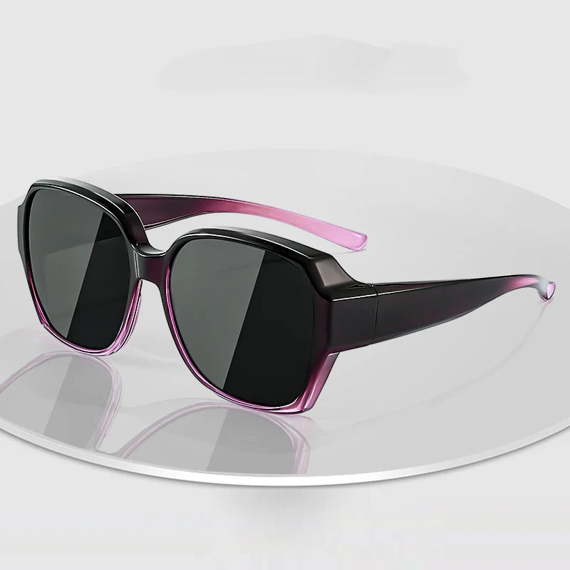 Round Polarized Sunglasses for Prescription Glasses