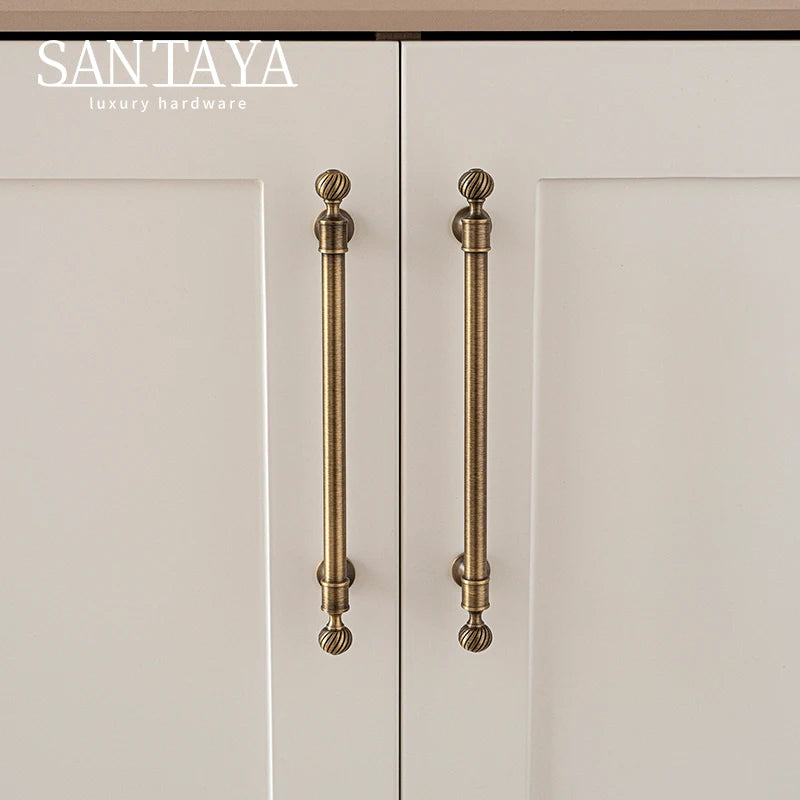 Brushed Antique Brass Kitchen Cabinet Pull Handle