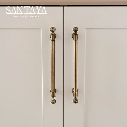 Brushed Antique Brass Kitchen Cabinet Pull Handle
