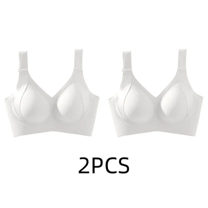 Women's Seamless Wire-Free Bra, Thin Style, Large Size