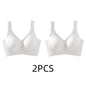 Women's Seamless Wire-Free Bra, Thin Style, Large Size