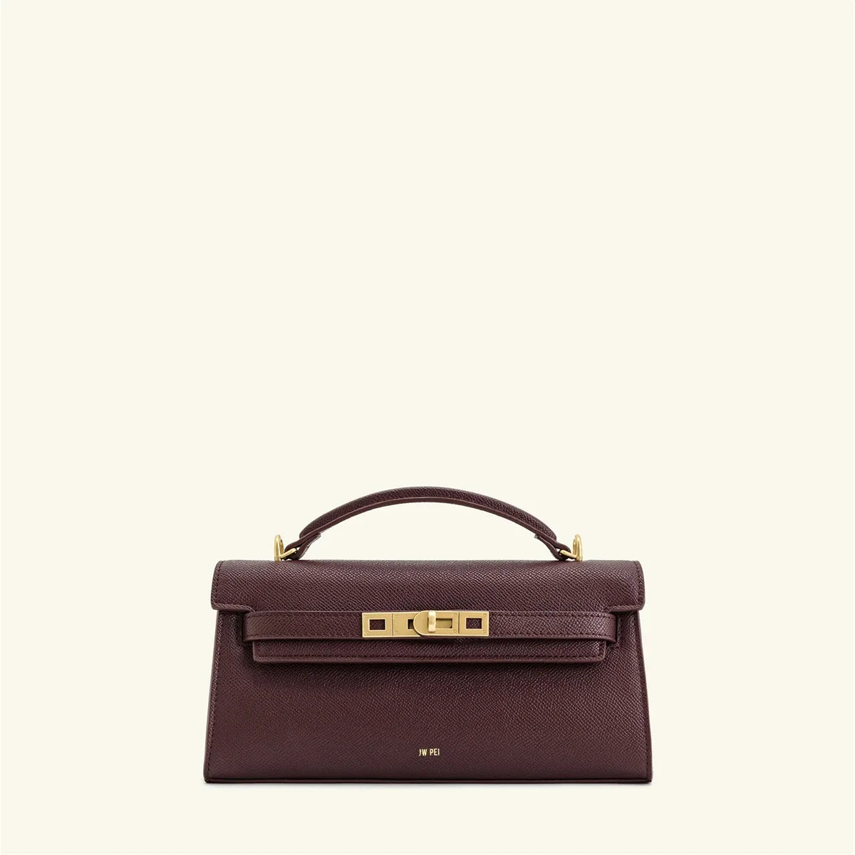 Crocodile Embossed Shoulder Bag in Pu Leather