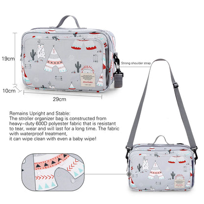 Waterproof Baby Stroller Bag Multifunction Diaper Organizer