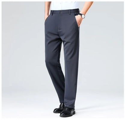 Men's Summer Casual Suit Pants Plus Size 28-42