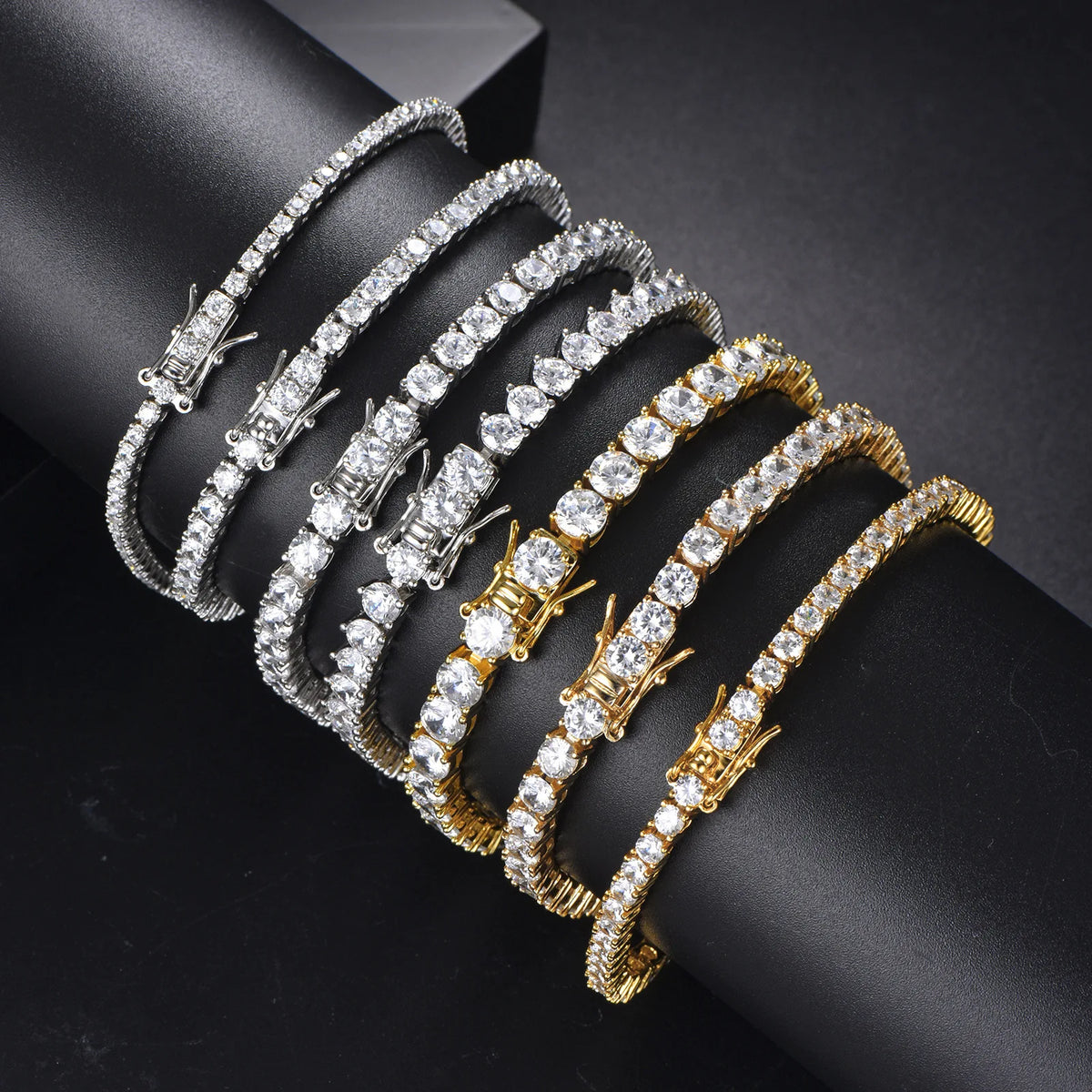 Moissanite Tennis Bracelet in S925 Sterling Silver