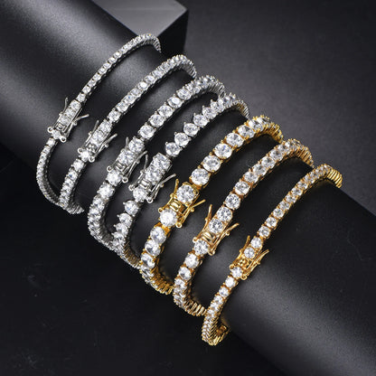Moissanite Tennis Bracelet in S925 Sterling Silver