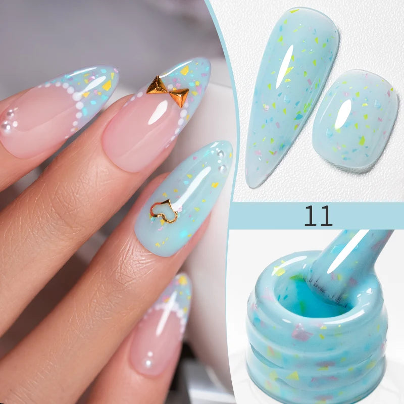 Clear 3D No Wipe Sculpture Gel Nail Polish 15ML