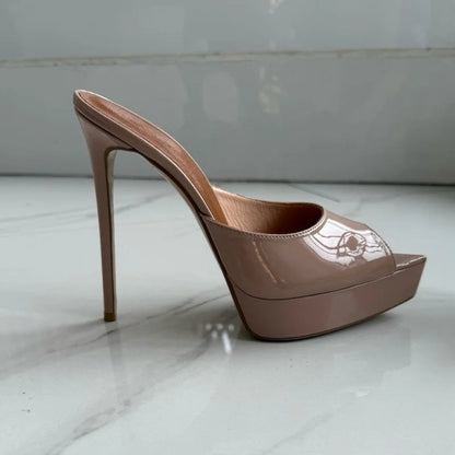 Women's Open Toe Stiletto Slippers for Summer