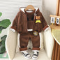Baby Boys Fleece Hooded Jacket and Pants Set