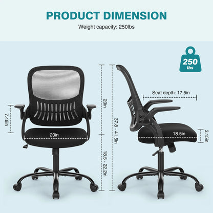 JHK Ergonomic Mesh Backrest Office Chair Adjustable Height