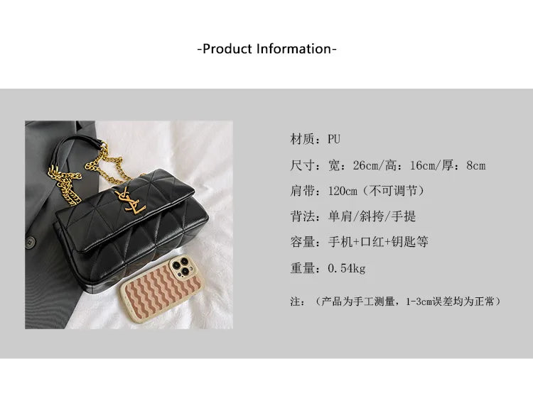 Genuine Leather Mini Square Bag for Women
