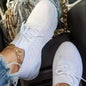 Women's Breathable Lace-Up Sneakers for Spring