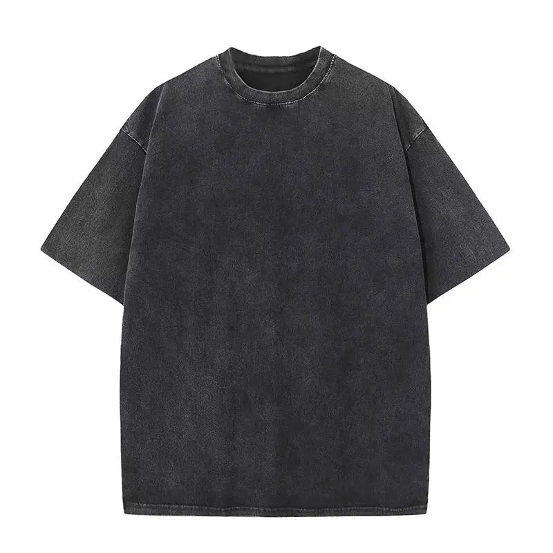 American Style Retro Heavyweight Cotton T-Shirt