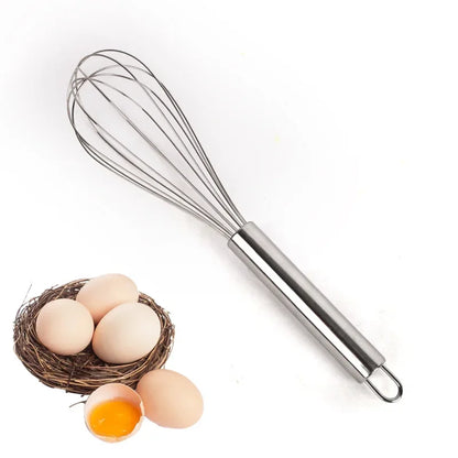 Stainless Steel Egg Stirring Balloon Whisk 6-12 Inch
